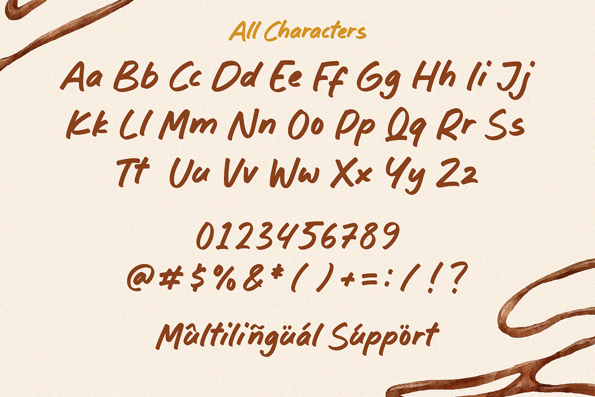 Dreamy Chocolate Font, a Handwritten Font by Timurtype (Photo 6 of 7)