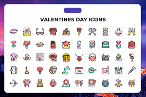 Valentines Day Icons 2, an Icon by Wencory