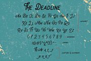 The Deadline - Vintage Sans Serif, a Sans Serif Font by ulndsgn (Thumbnail 2 of 5)
