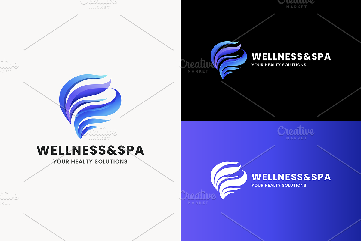 Wellness Spa Serene Flowing Wellness, a Branding & Logo Template by Design_Planet (Photo 1 of 3)