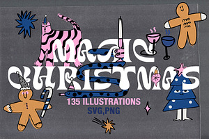 Magic Christmas, an Object Illustration by Aleks.Flaks