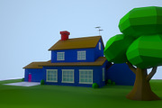 Low Poly House 1, an Architecture 3D Model by Midgardians (Thumbnail 5 of 14)