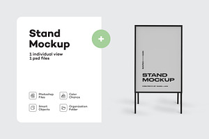 Plastic Stand Mockup