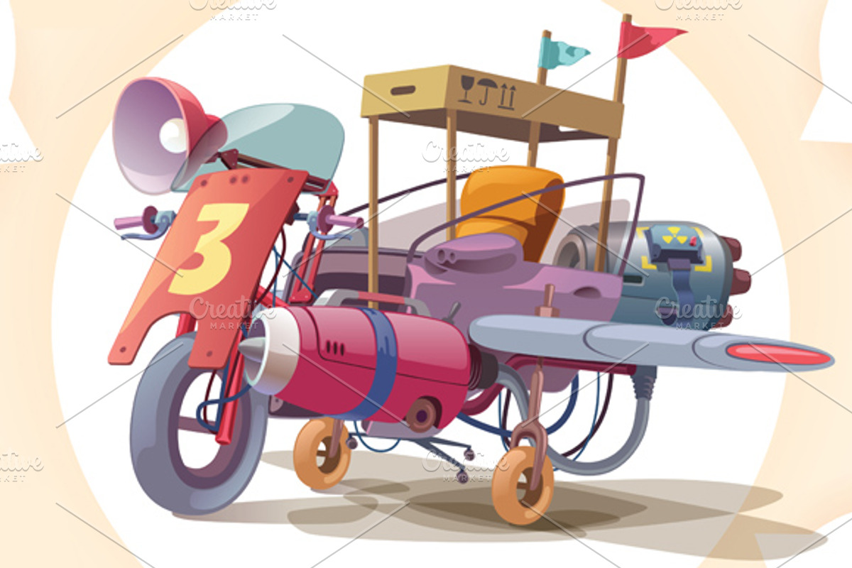 Strange Vehicle, a Transportation Illustration by LEKS illustrations (Photo 1 of 2)