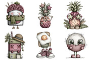 Kawaii Food Characters, an Illustration by Daily.Designs (Thumbnail 5 of 5)