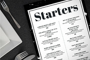Floral Cocktail Menu Template, a Flyer Template by BrandPacks (Thumbnail 2 of 6)