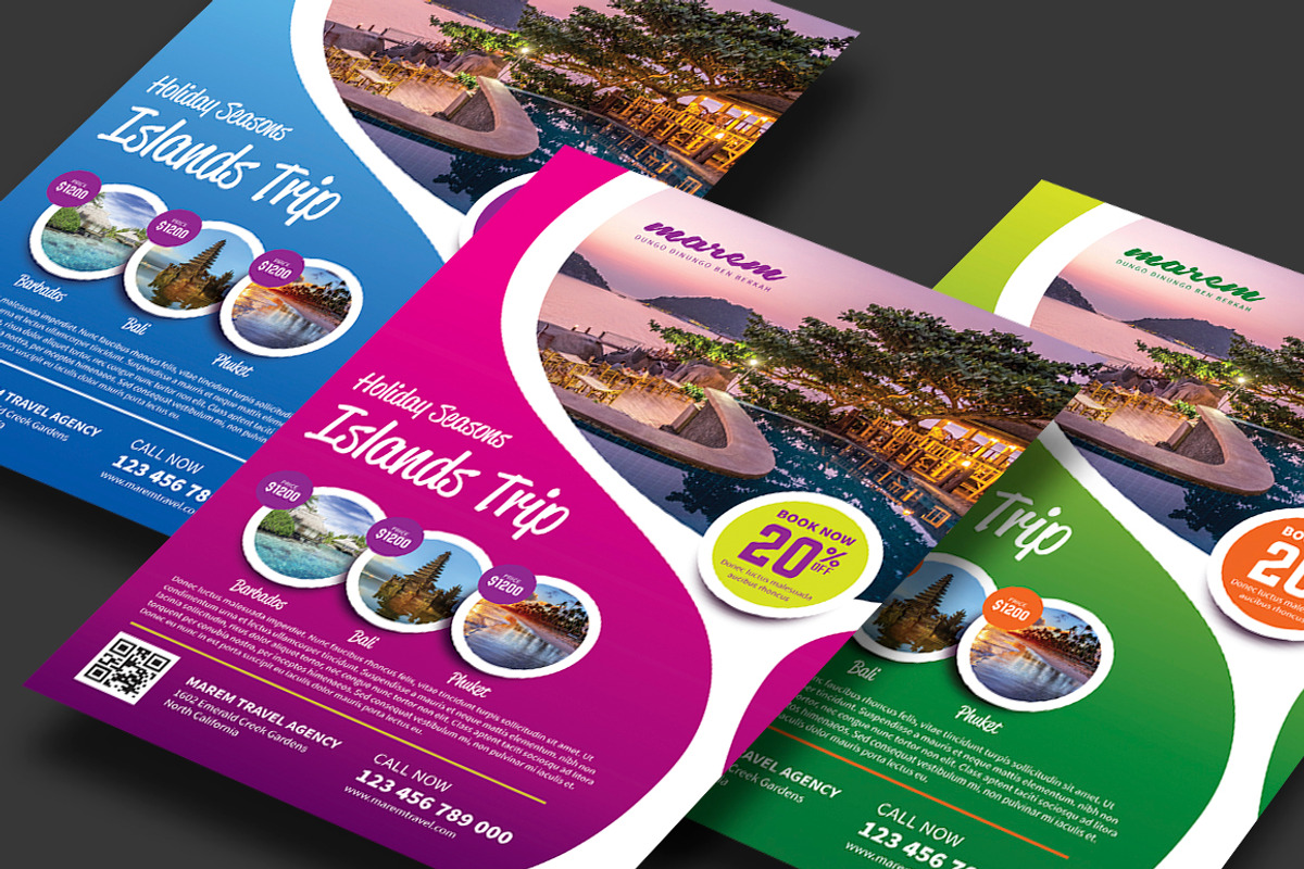 Travelling Flyer Template, a Flyer Template by Saphari (Photo 1 of 4)