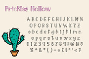 Prickles Regular, a Serif Font by Kristy Hatswell (Thumbnail 3 of 6)