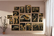 Ancient Africa G& B Wall Art Set, an Illustration by PrintablesByFranklyn (Thumbnail 2 of 7)