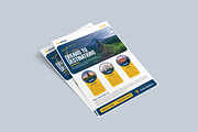 Travel Promotional Flyer Template, a Flyer Template by vectorlnk (Thumbnail 3 of 4)