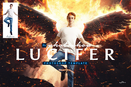 Lucifer Photoshop Template