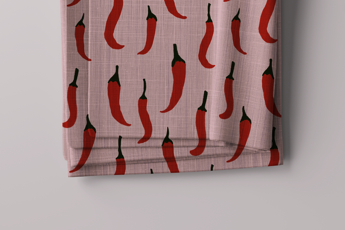 Red Hot Chili Pepper Pattern, a Pattern Graphic by Marketello Studio (Photo 2 of 8)