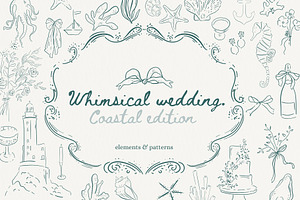 Whimsical Wedding: Coastal Edition, an Illustration by PaperJamLab