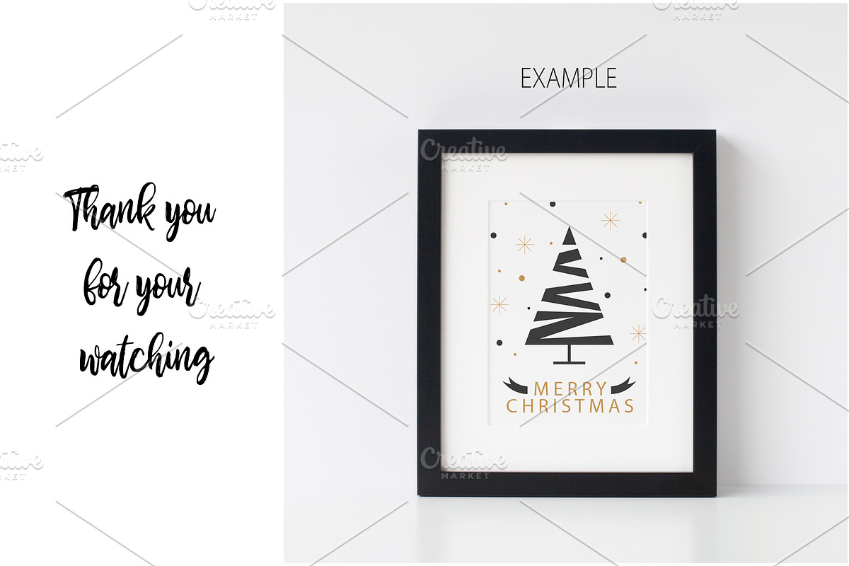 Christmas Scandinavian Mockup Bundle, a Print Template by Yuri-U (Photo 32 of 32)