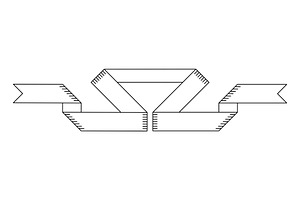 Illustration of ribbon., a Decorative Illustration by incomible