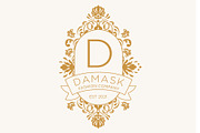 30 Damask  pattern frames 02, an Illustration by Bloom21Art (Thumbnail 5 of 7)