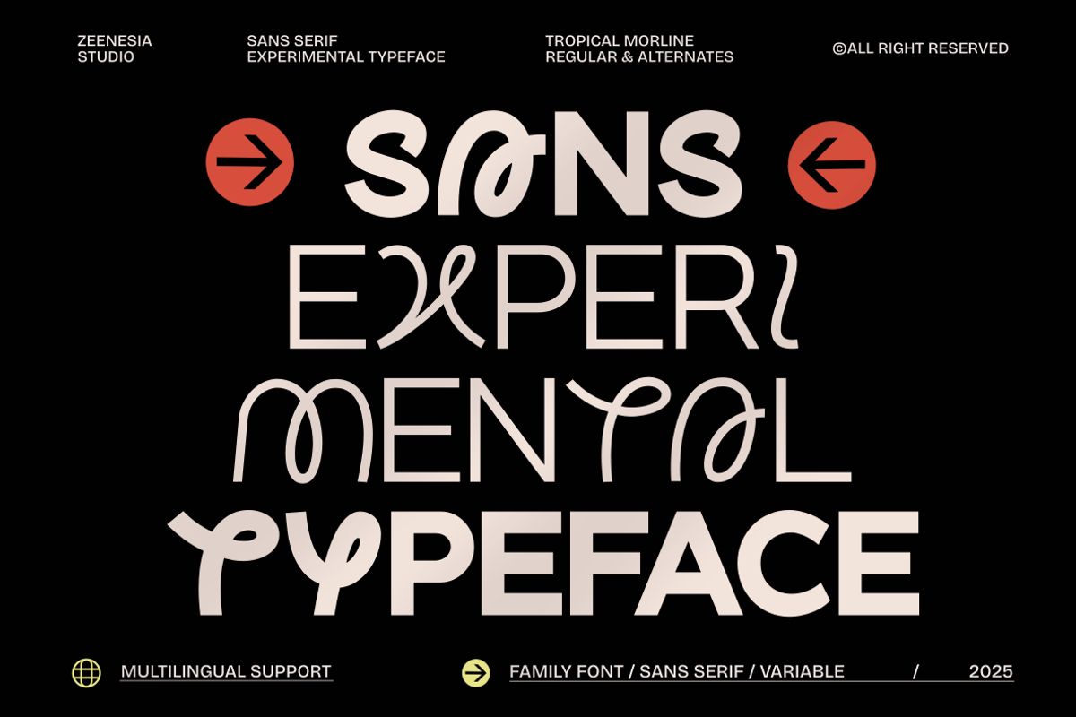 Tropical Morline, a Sans Serif Font by zeenesia (Photo 6 of 14)