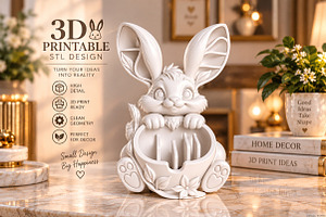 Bunny Organizer 3D Print STL