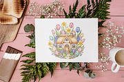 Easter Floral Clipart PNG Spring., an Object Illustration by KennedyStudio (Thumbnail 5 of 5)