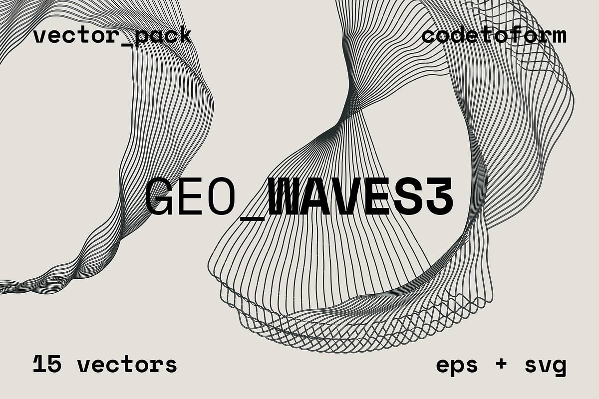 GEO_WAVES3 Vector Pack, a Background Graphic by codetoform (Photo 1 of 17)