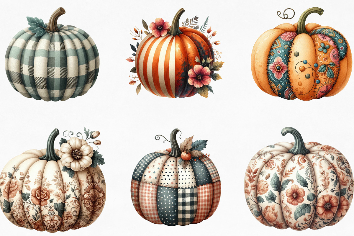 Pumpkin with Pattern Sublimation, an Illustration by Designking (Photo 3 of 4)