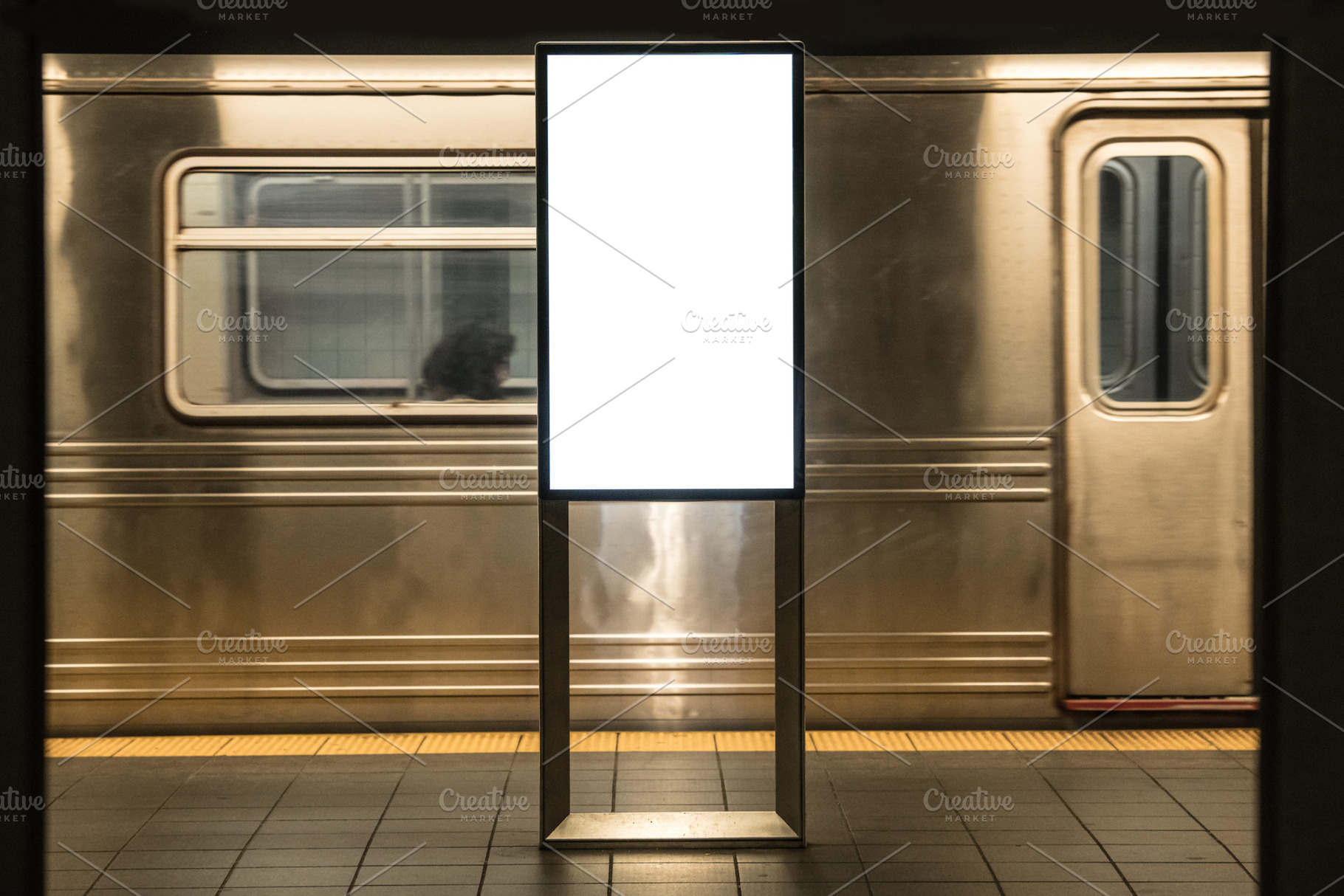 Advertisement billboards electronic featuring copy space, branding, and, a Business Photo by New York Art Store
