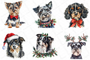 Christmas Dogs Clipart, an Illustration by DreamPrint404 (Thumbnail 4 of 7)