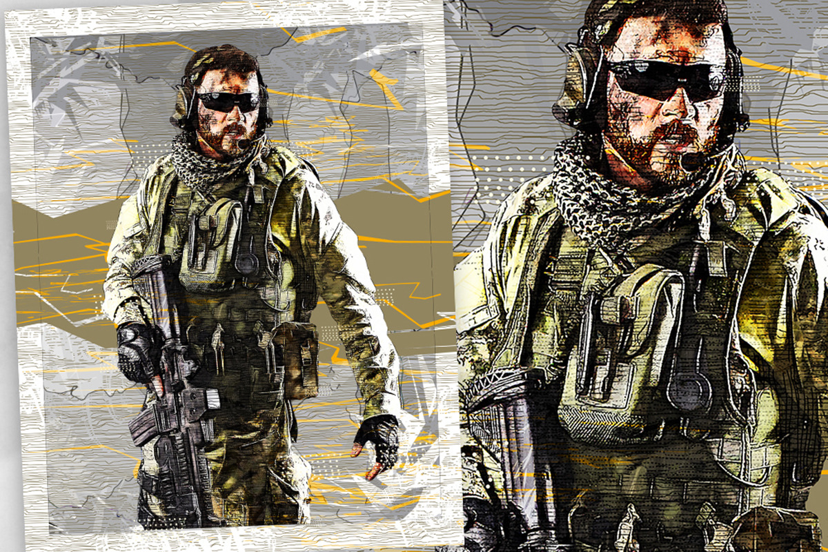 Modern Illustration Photoshop Action, an Action Add-On by GorynArt (Photo 6 of 21)
