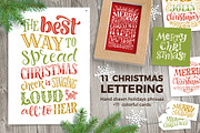Christmas Lettering Collection 2, an Illustration by bariskina (Thumbnail 1 of 6)