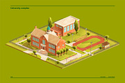 Schools City builder, an Education Illustration by blauananas (Thumbnail 3 of 21)
