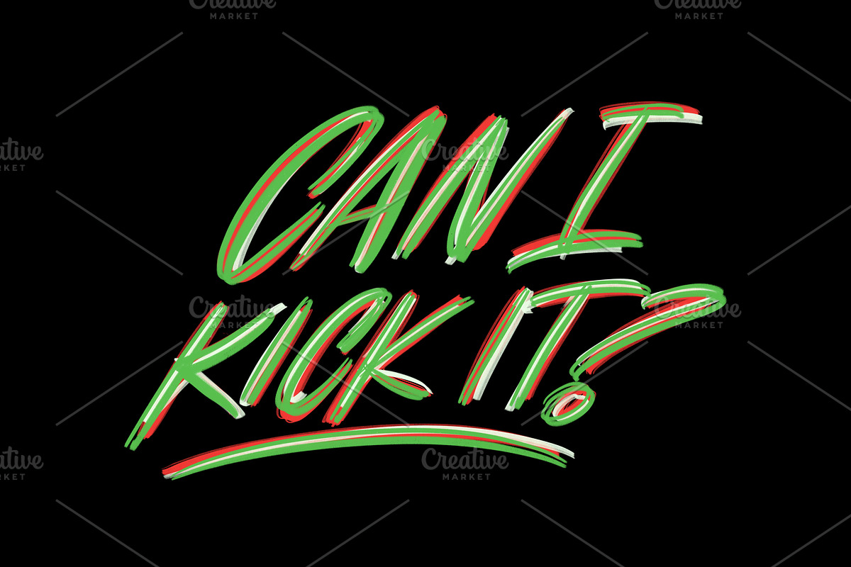 Young Vegas Hand Lettering Brushes, a Brush Add-On by IIAspire (Photo 13 of 14)