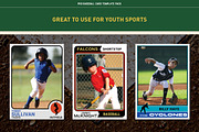 1970's Pro Baseball Card Templates, a Card Template by Chris Weibring (Thumbnail 10 of 11)