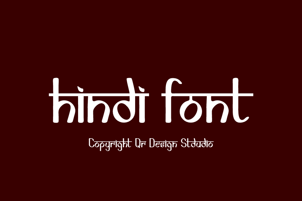 Shighar - Artdeco & Hindi Font, a Sans Serif Font by QR Design Studio (Photo 2 of 6)