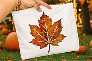 Fall Maple Leaf PNG,Vintage Autumn, an Object Illustration by Libby Wishes (Thumbnail 2 of 3)