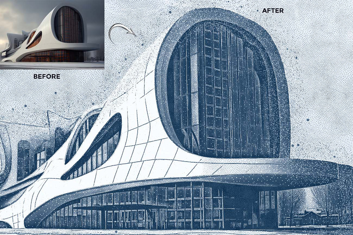 Stipple Ink Artist FX Ps Action, an Action Add-On by Studio Retouch (Photo 12 of 12)