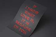 Hearts Font, a Font by Handmadefont (Thumbnail 5 of 9)