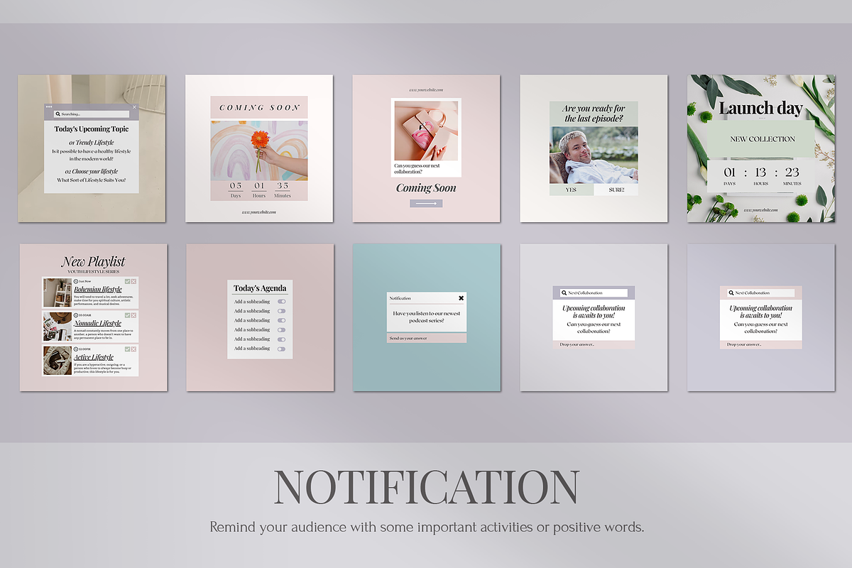 Instagram Podcast Starter Kit, a Social Media Template by Analogi Studio (Photo 7 of 27)