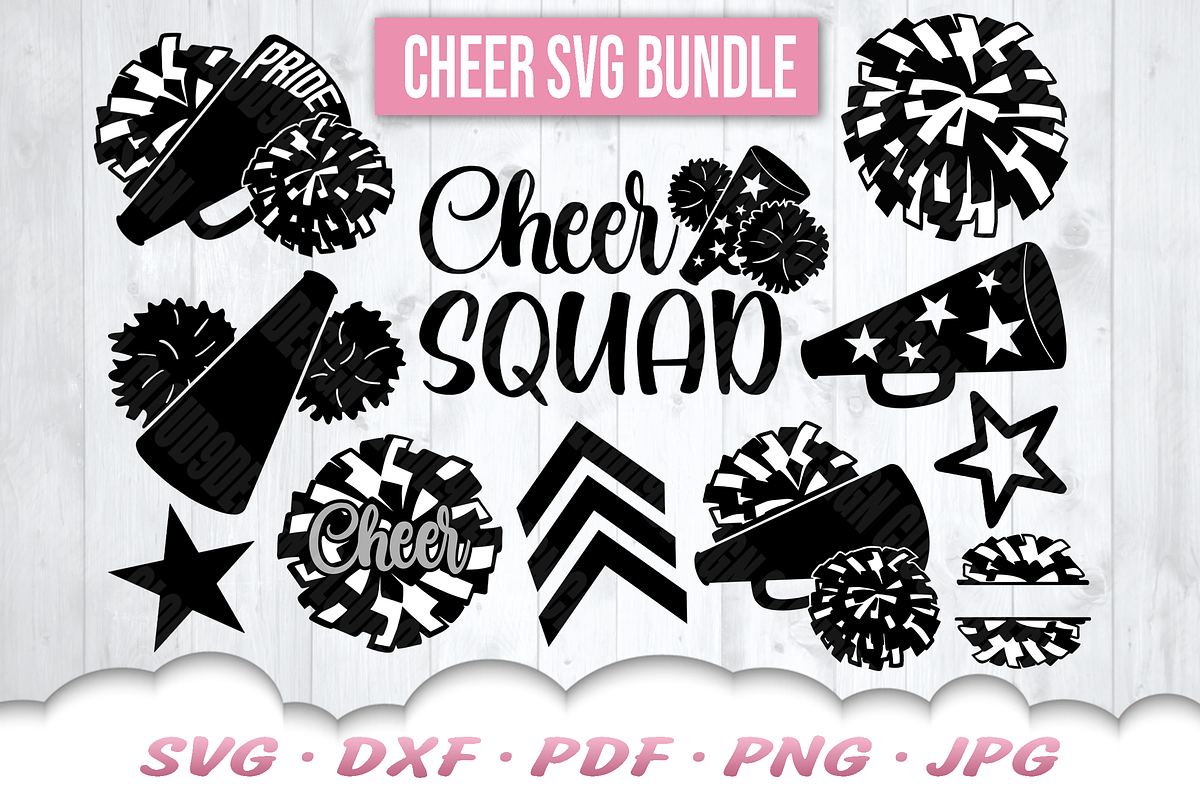 Cheer SVG Bundle, a Graphic by Cloud9DesignSVG (Photo 1 of 6)