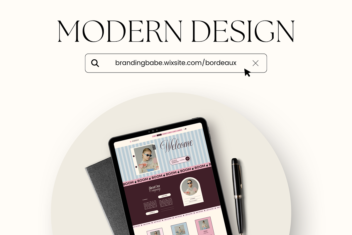 Wix Website Template Small Business, a Wix Template by Branding Babe Co. (Photo 7 of 10)