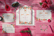 FLOWER WEDDING INVITATION SUITES, an Invitation Template by Totem Invitation House (Thumbnail 1 of 5)