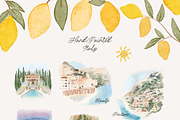 Hand-Painted Italy — Amalfi Whimsy, an Object Graphic by Lana Elanor (Thumbnail 4 of 14)
