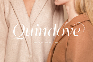 Quindove Stencil Italic