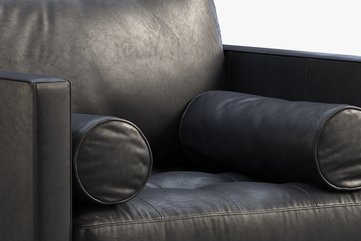 Briar Leather Chair brown and black, a Furniture 3D Model by 3dmitruk (Photo 13 of 24)