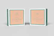 Square Shoe Box Mockup - 8 views, a Cups & Container Mockup by Illusiongraphic (Thumbnail 9 of 20)