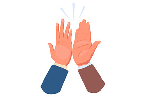 Two hands with clapping palms, a Person Illustration by Vectorbuum