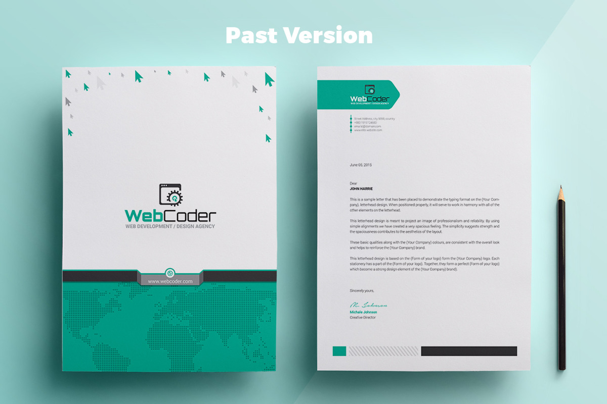 Letterhead Template, a Stationery Template by ContestDesign (Photo 4 of 6)