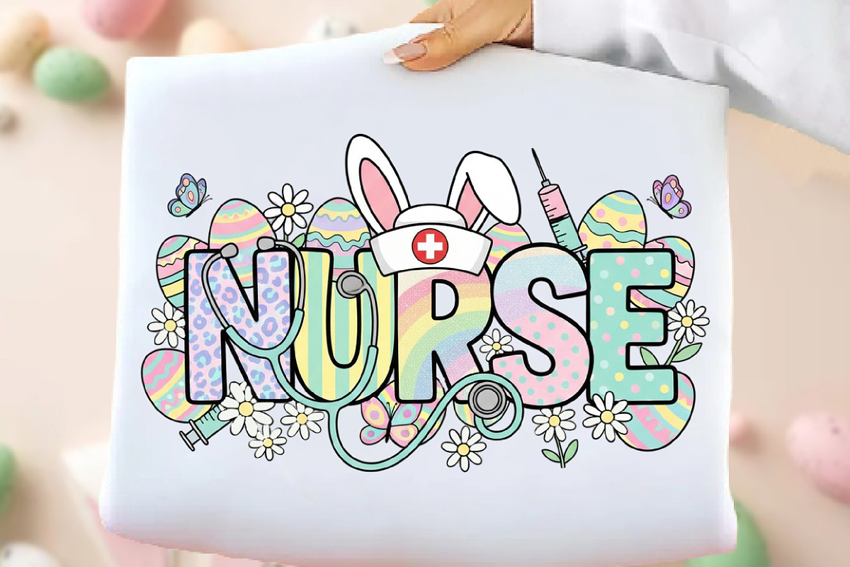Easter Nurse png, an Illustration by DreamArtGraphic (Photo 1 of 4)