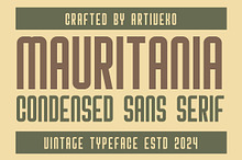 Mauritania Condensed Sans Serif