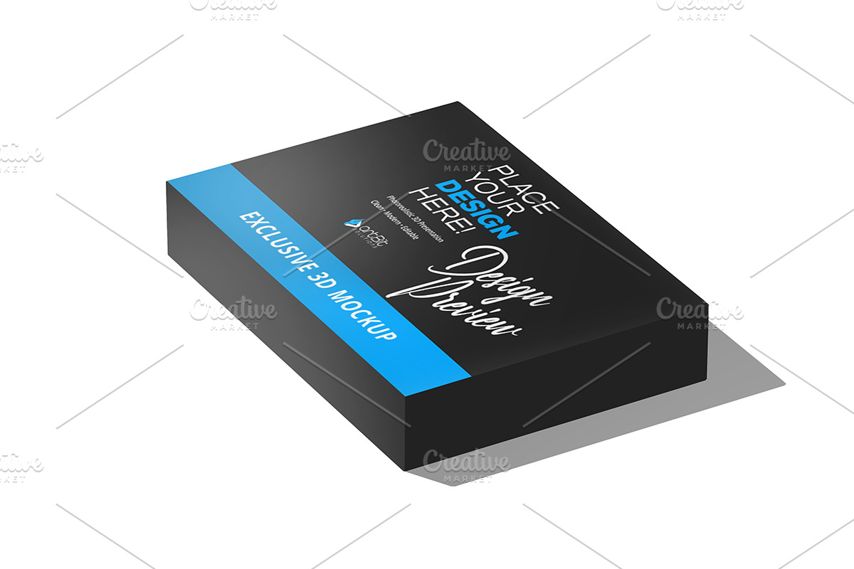 Premium Mailing Gift Box Mockup Set, a Packaging Mockup by artBit Design Studio (Photo 2 of 7)