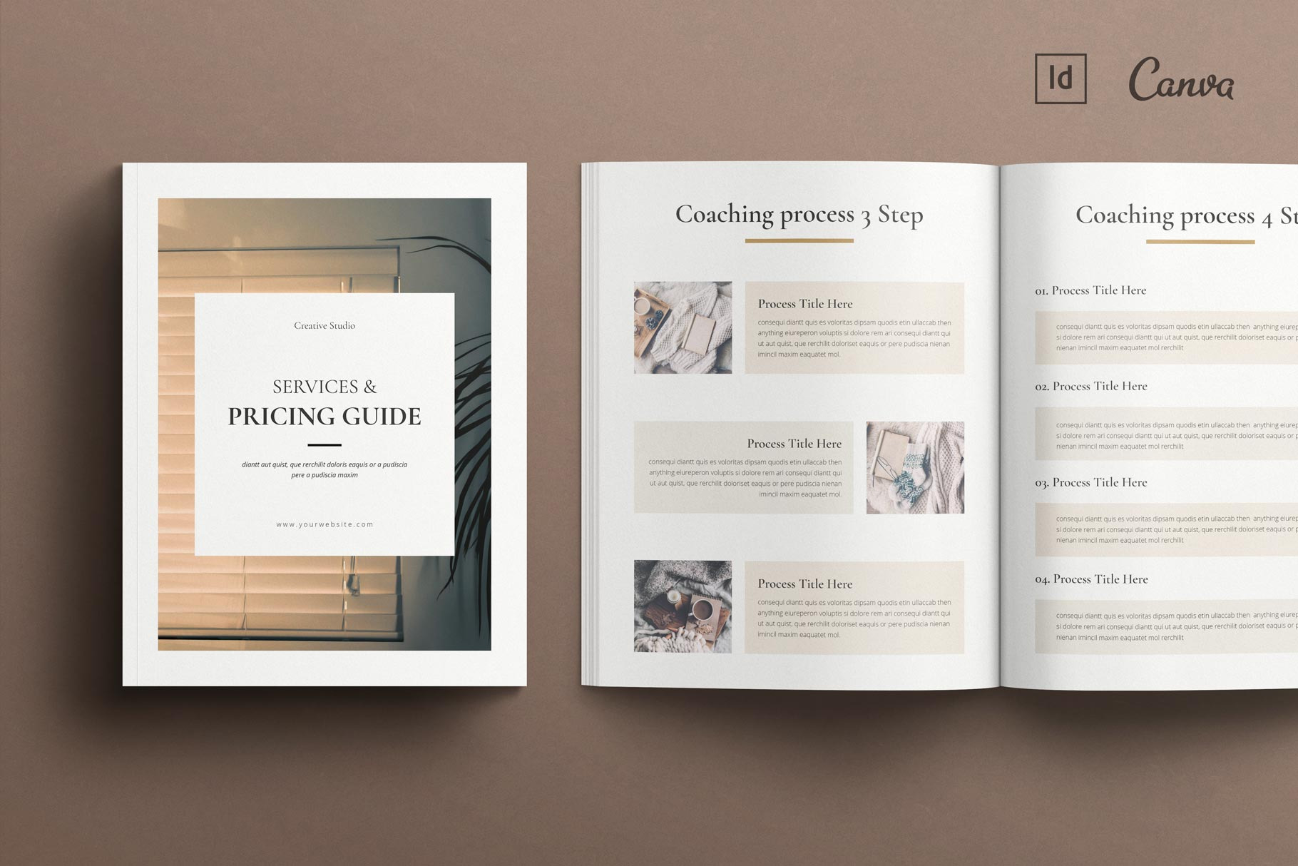 Services and Pricing Guide Template, a Magazine Template by TemplatesForest